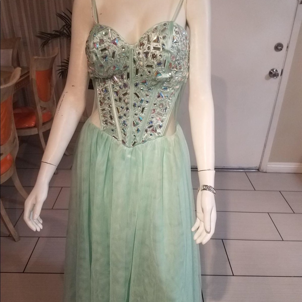 Mint Green Prom Dress
